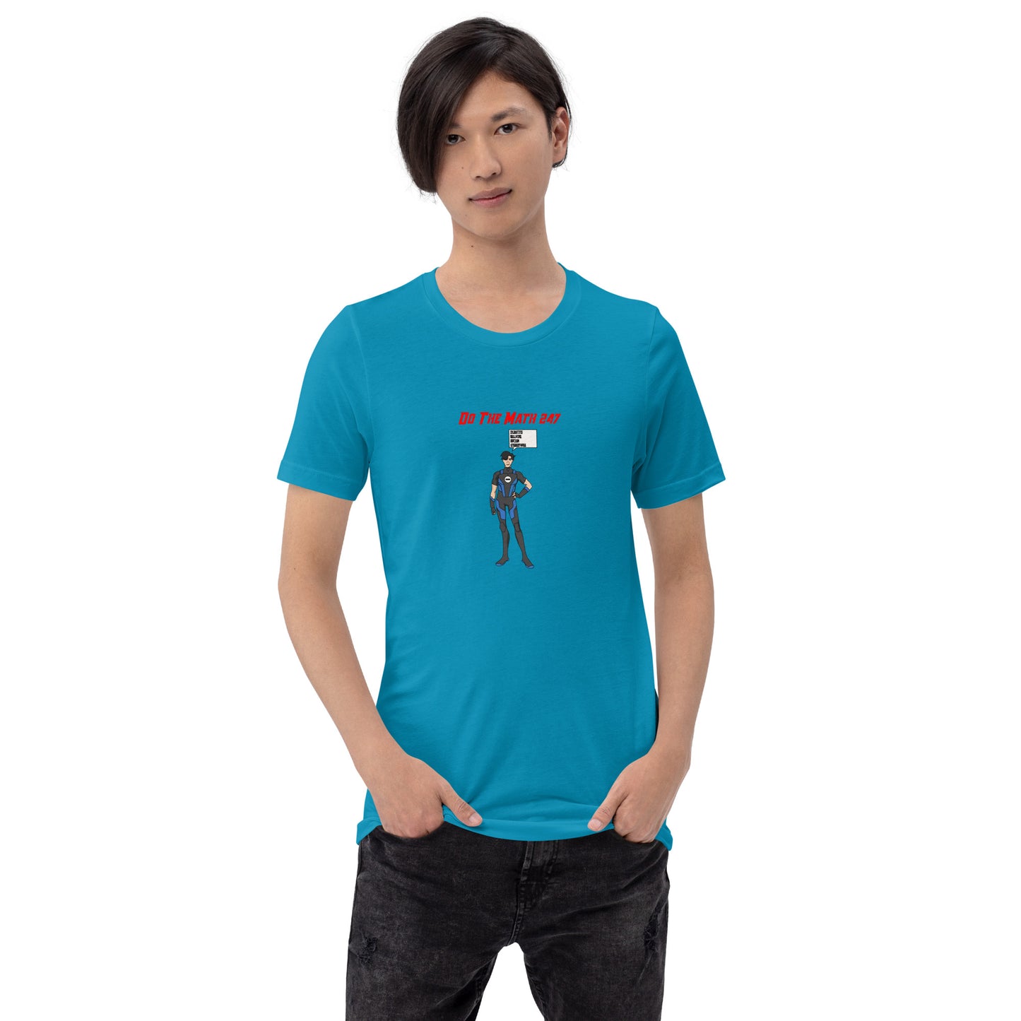 Superhero "Subtraction" Unisex t-shirt