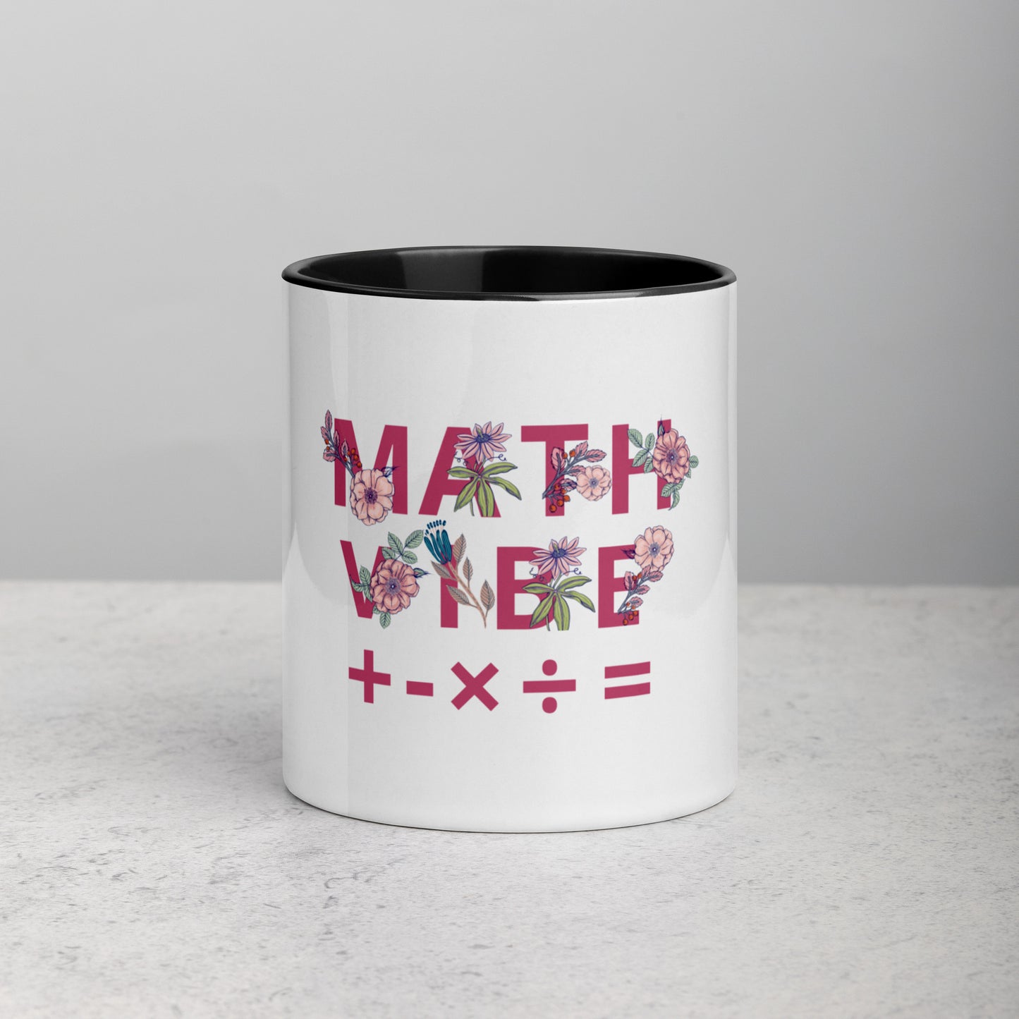 Math Vibe Mug with Color Inside