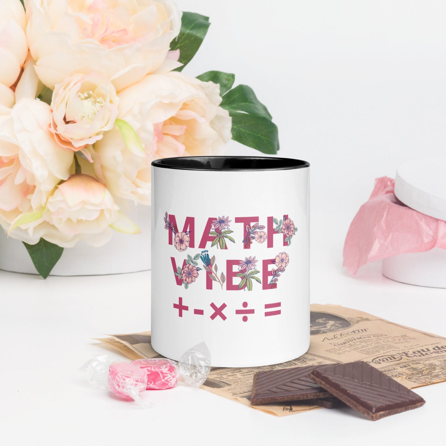 Math Vibe Mug with Color Inside