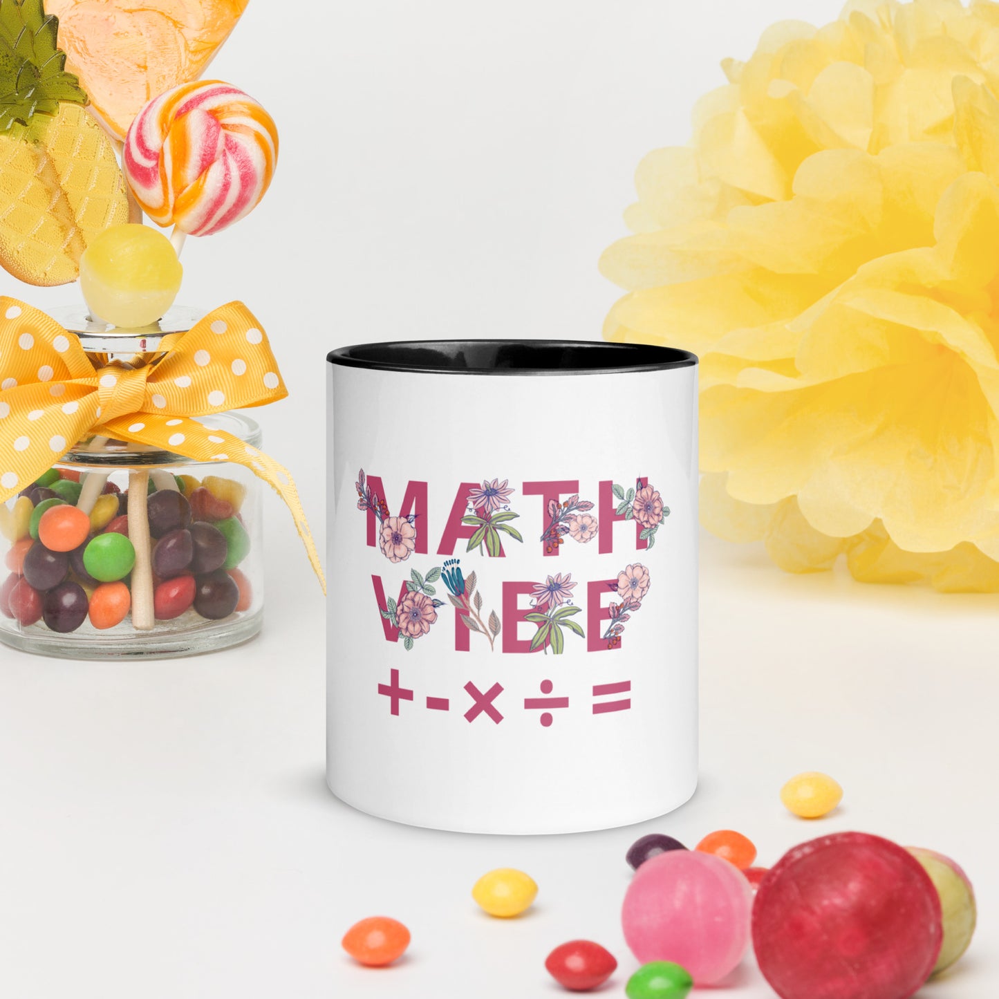 Math Vibe Mug with Color Inside