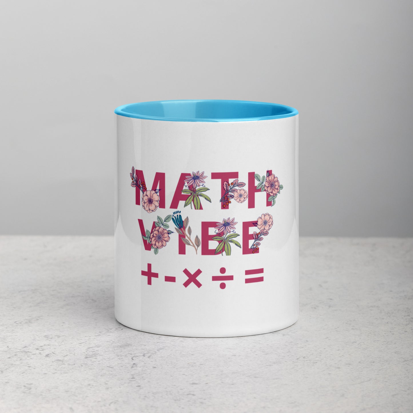 Math Vibe Mug with Color Inside