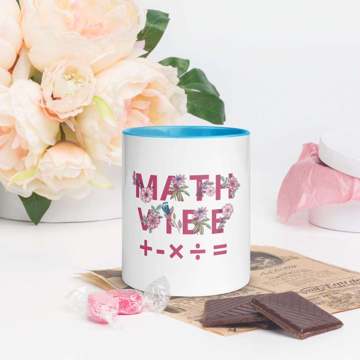 Math Vibe Mug with Color Inside
