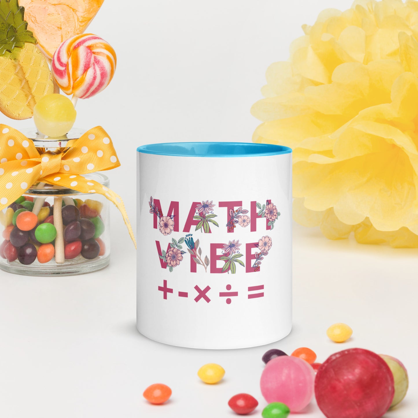 Math Vibe Mug with Color Inside