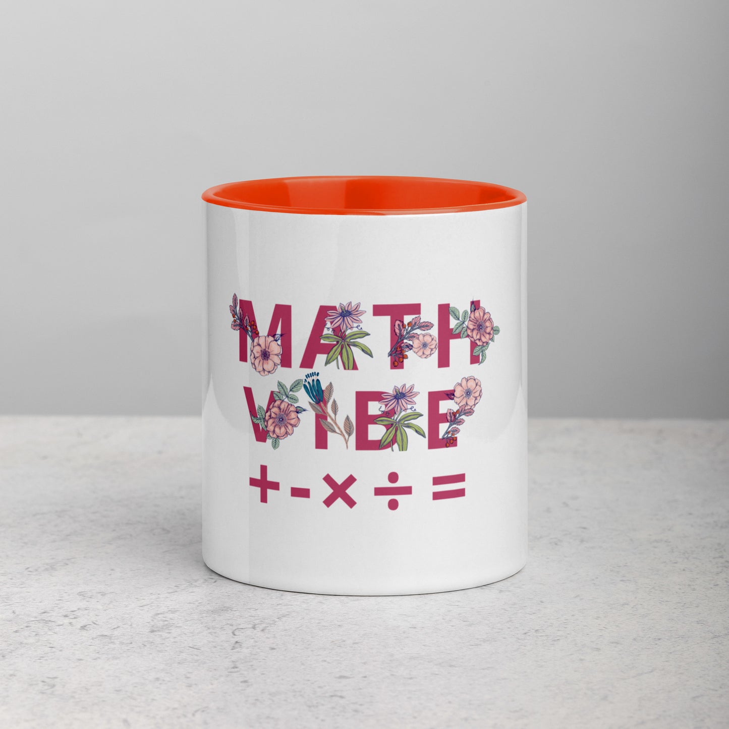 Math Vibe Mug with Color Inside