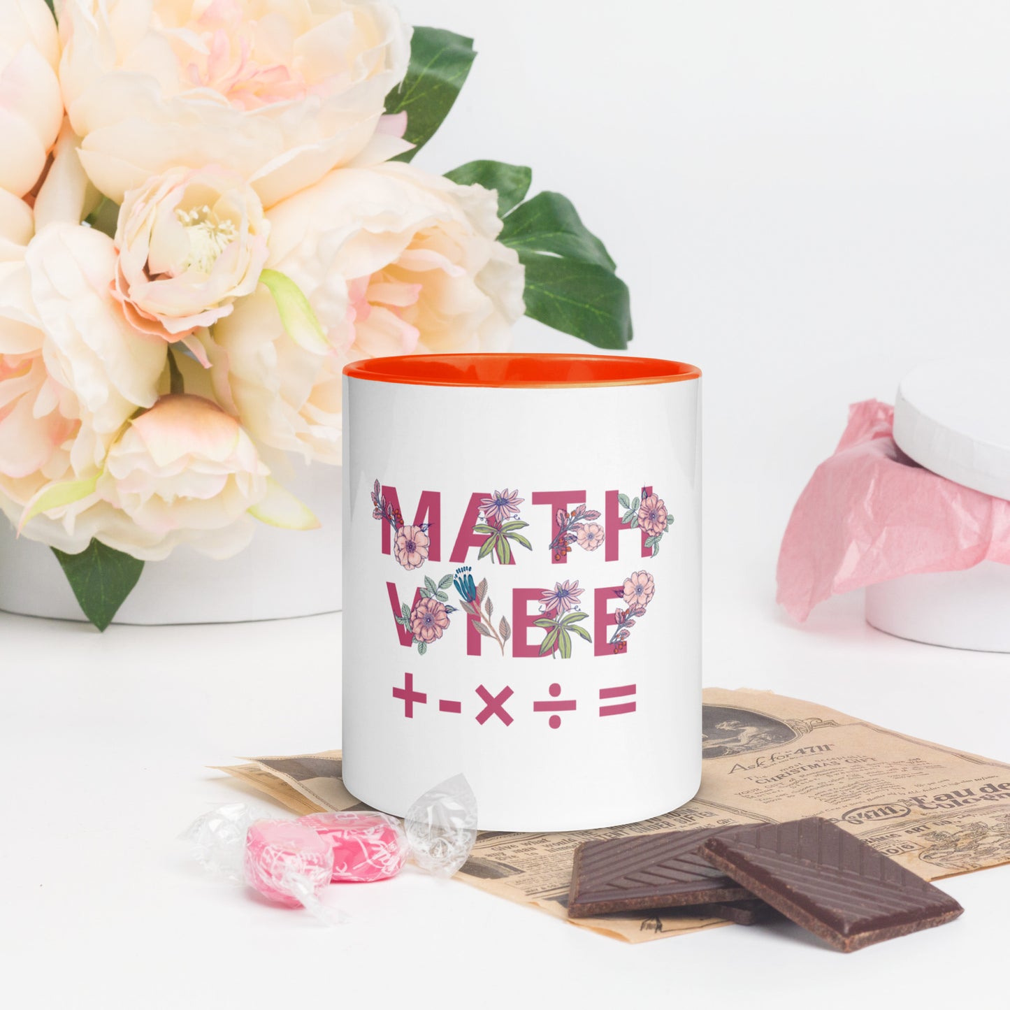 Math Vibe Mug with Color Inside