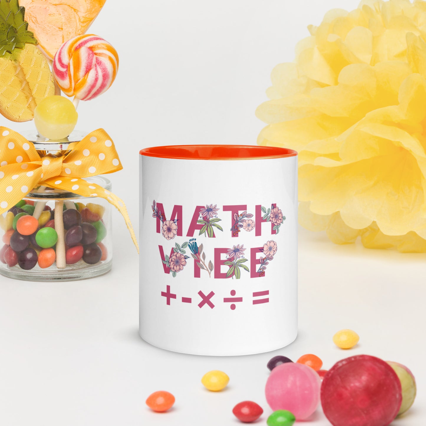 Math Vibe Mug with Color Inside