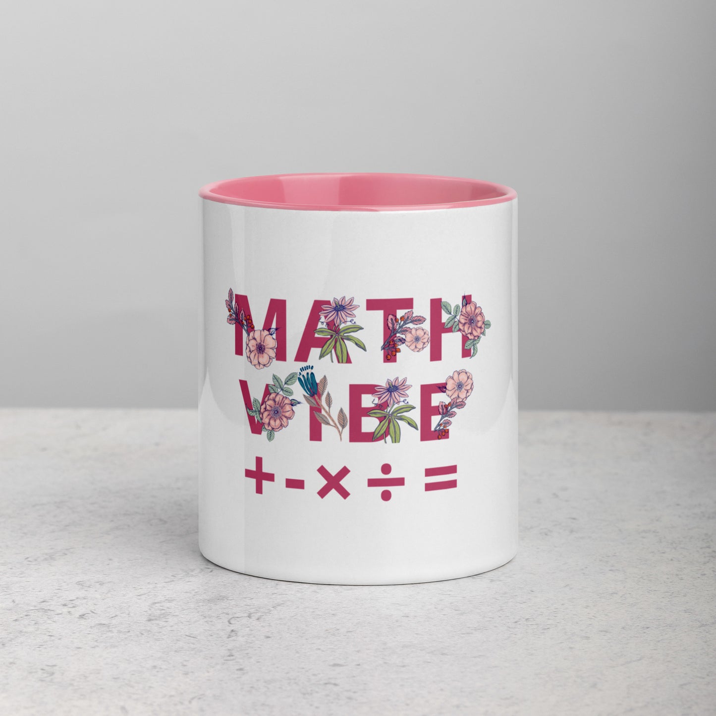 Math Vibe Mug with Color Inside