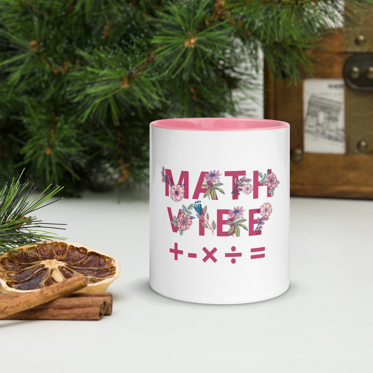 Math Vibe Mug with Color Inside