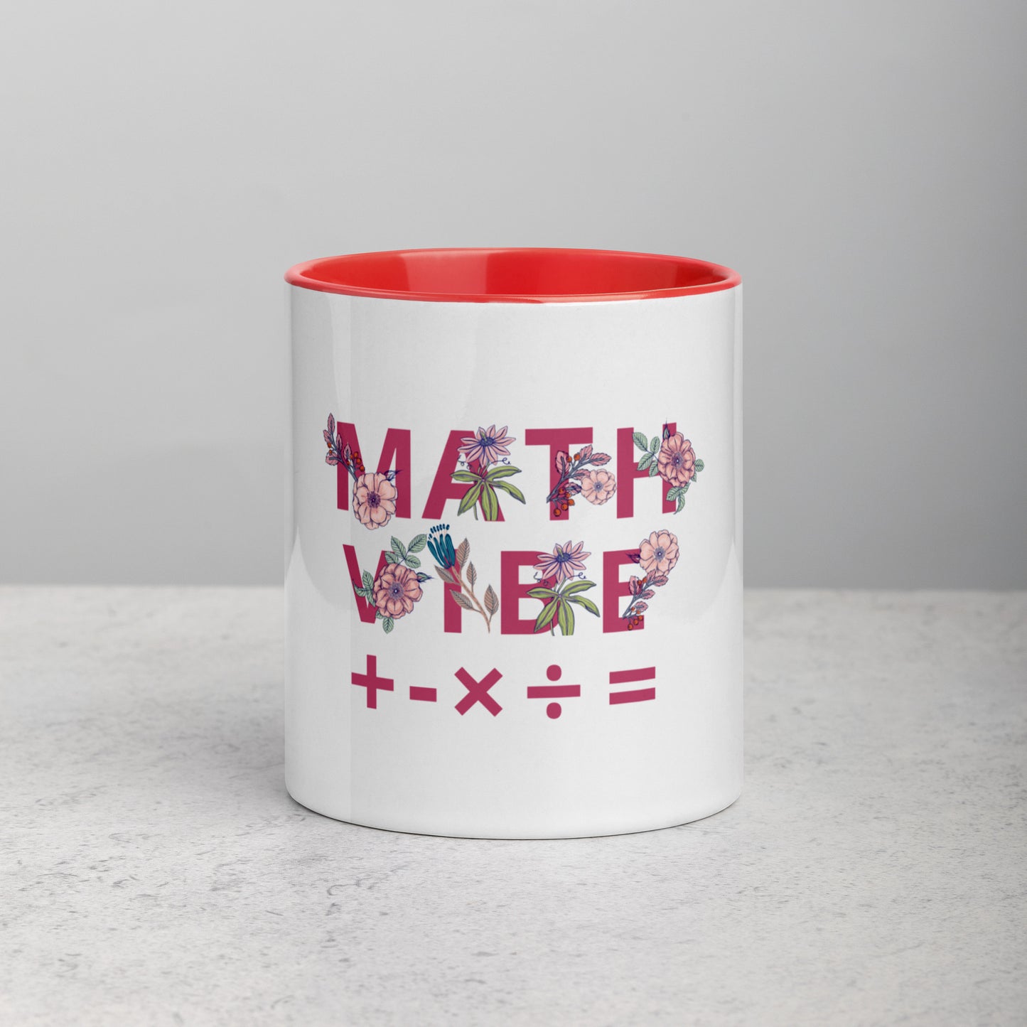 Math Vibe Mug with Color Inside
