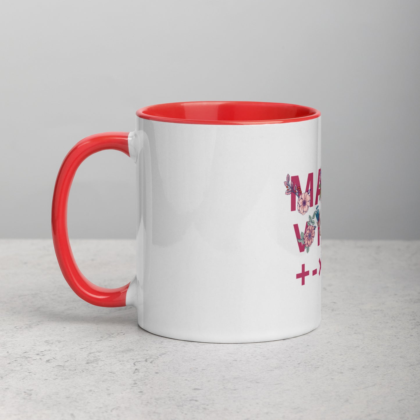 Math Vibe Mug with Color Inside