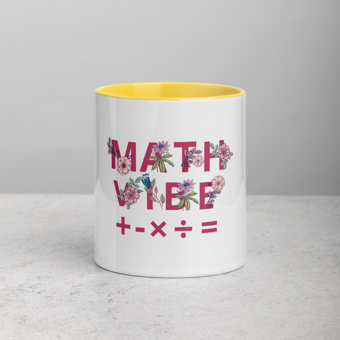 Math Vibe Mug with Color Inside