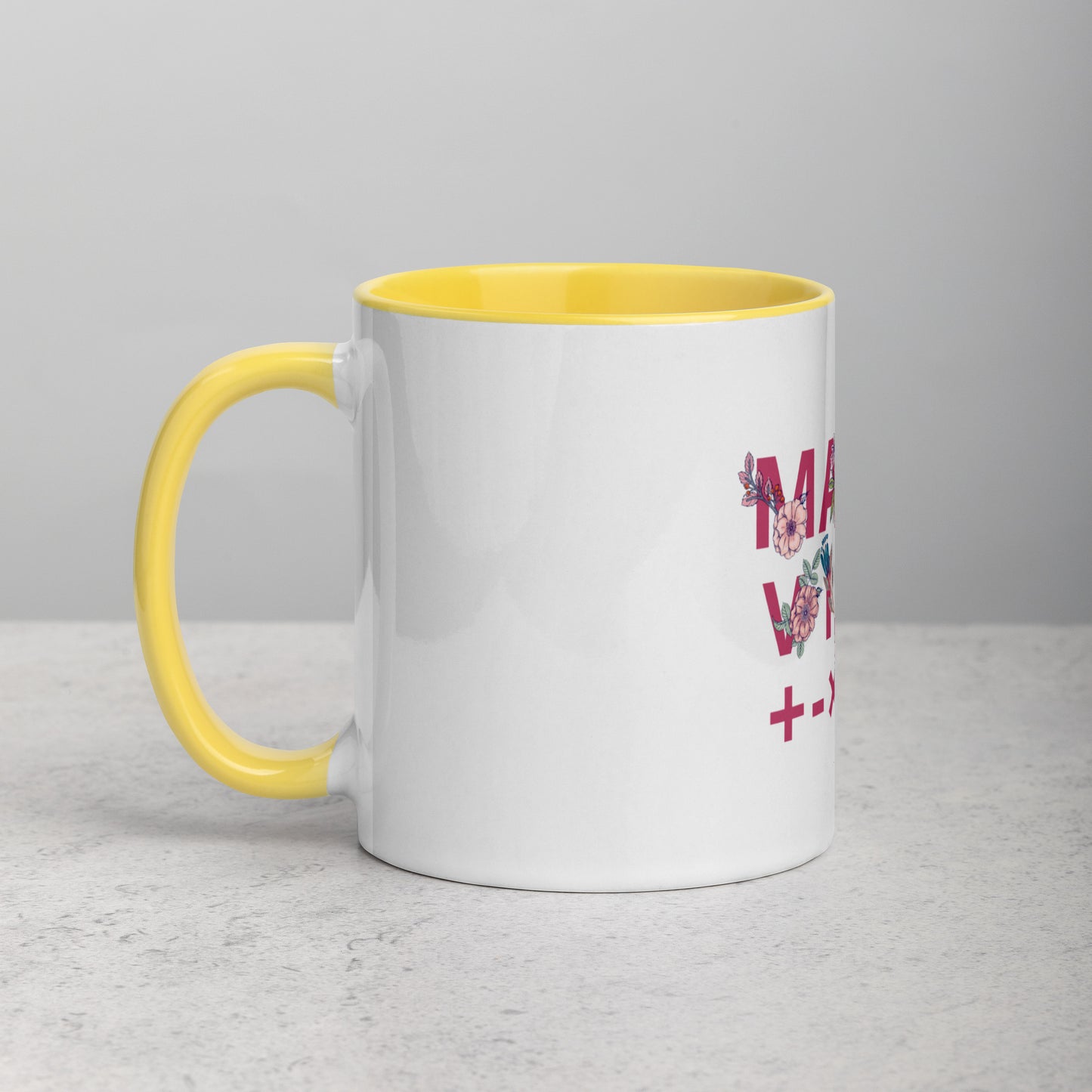 Math Vibe Mug with Color Inside