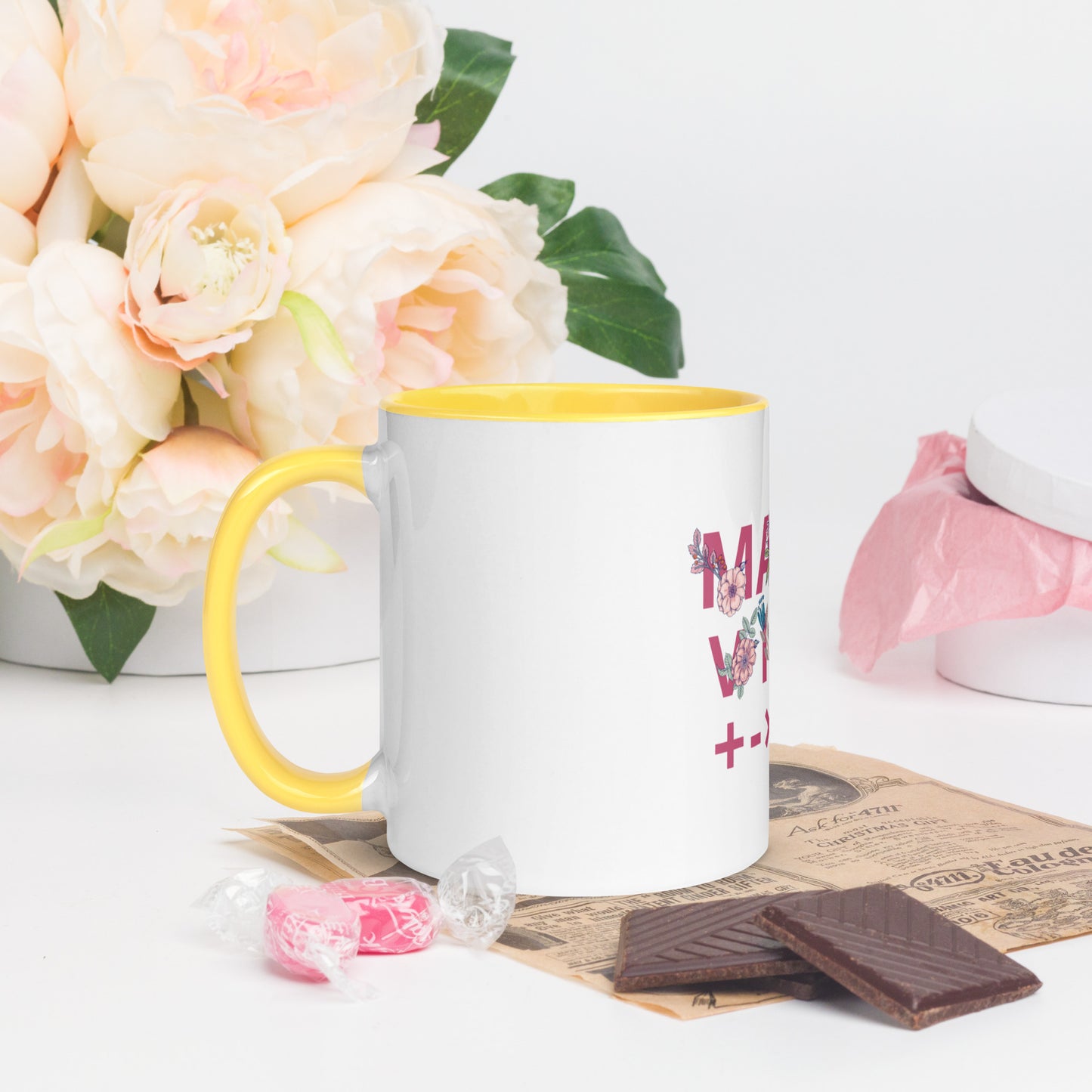 Math Vibe Mug with Color Inside